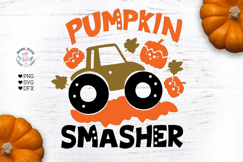 Pumpkin Smasher - Fall Kids svg SVG Graphic House Design 