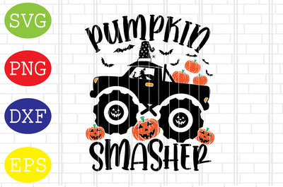 Pumpkin Smasher Svg, Halloween Truck Svg, Pumpkin Truck Svg, Halloween Monster Truck Svg, Spooky Svg, Cauldron Svg, Halloween Svg, Witch Svg, Ghost Svg, Png, Eps, Dxf Files SVG DigitalSvgFiles 