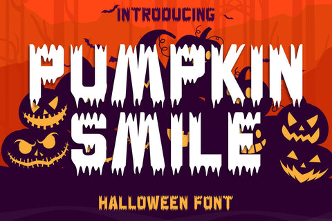 Pumpkin Smile Font Sakha Design Studio 