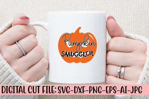 Pumpkin Smuggler SVG Cut File SVG Syaman 
