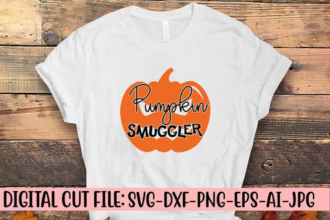 Pumpkin Smuggler SVG Cut File SVG Syaman 