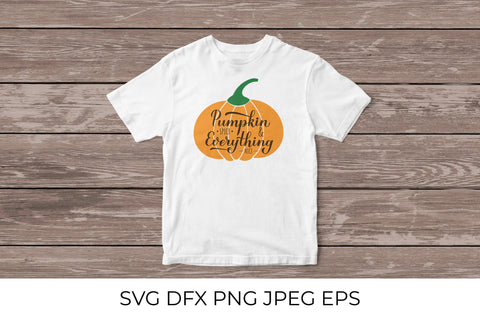 Pumpkin Spice and Everything Nice. Inspirational autumn quote SVG SVG LaBelezoka 
