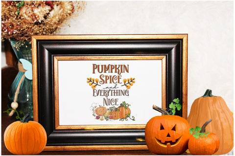 Pumpkin Spice and Everything Nice Sublimation Sublimation Jagonath Roy 