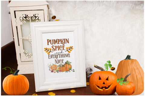 Pumpkin Spice and Everything Nice Sublimation Sublimation Jagonath Roy 