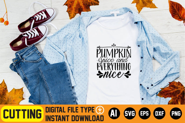 Pumpkin Spice And Everything Nice SVG CraftlabSvg29 