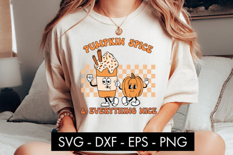 Pumpkin Spice And Everything Nice SVG Cut File PNG SVG Freeling Design House 