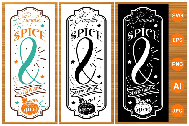 Pumpkin Spice And Everything Nice Svg Design SVG designmaster24 