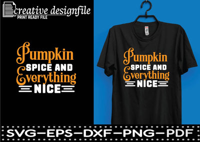 pumpkin spice and everything nice SVG farhad farhad 