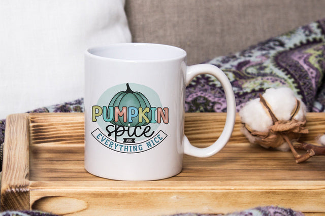Pumpkin Spice And Everything Nice, Thanksgiving Sublimation PNG SVG futivesvg 