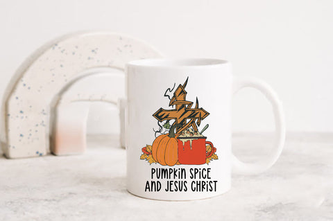 Pumpkin Spice and Jesus Christ Sublimation Sublimation Jagonath Roy 