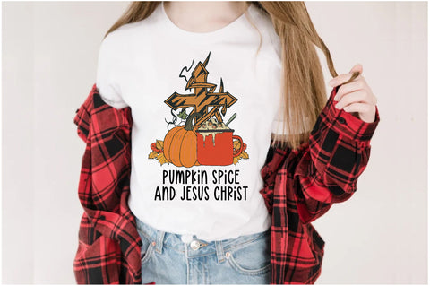 Pumpkin Spice and Jesus Christ Sublimation Sublimation Jagonath Roy 