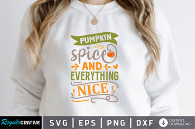 pumpkin spice and svg SVG Regulrcrative 