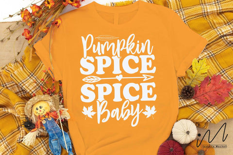 Pumpkin spice baby svg, Pumpkin t shirt svg, Fall season t shirt svg, Gift shirt svg, Fall season gift shirt svg, cut files SVG Isabella Machell 