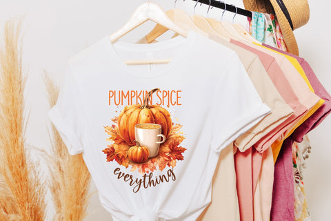 Pumpkin Spice Everything, Fall Sublimation PNG Sublimation CraftLabSVG 