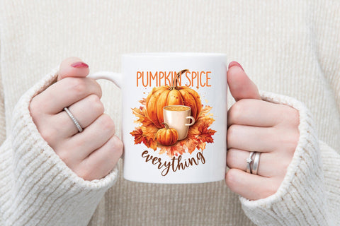 Pumpkin Spice Everything, Fall Sublimation PNG Sublimation CraftLabSVG 