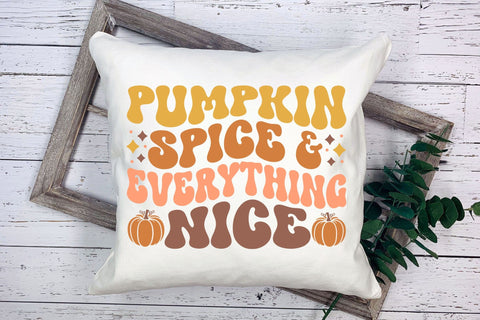 Pumpkin Spice & Everything Nice, Retro Fall SVG SVG CraftLabSVG 