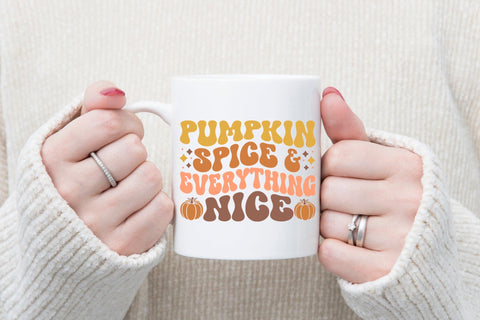 Pumpkin Spice & Everything Nice, Retro Fall SVG SVG CraftLabSVG 