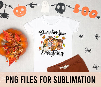 Pumpkin Spice Everything Png, Happy fall y'all Png, Pumpkin spice and everything nice Png, Fall vibes png, Fall png, Sublimation Design SVG BOO-design 