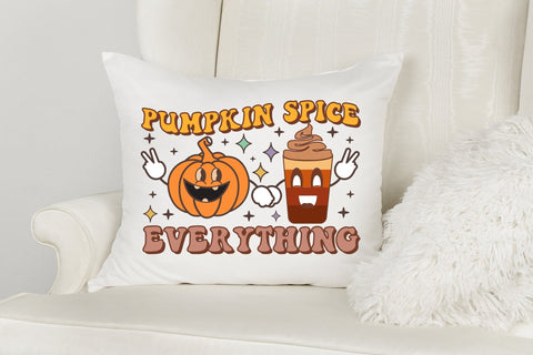 Pumpkin Spice Everything, Retro Fall Sublimation Sublimation CraftLabSVG 