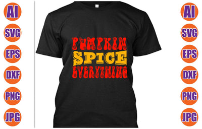 Pumpkin Spice Everything Retro SVG SVG Syaman 