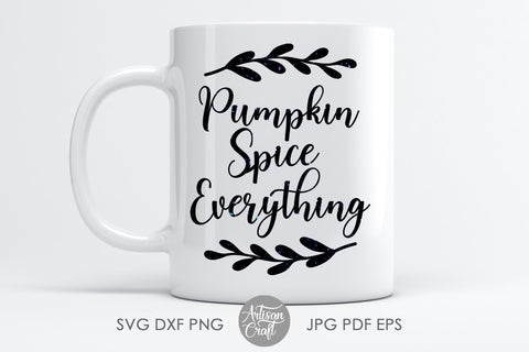 Pumpkin spice everything SVG and PNG bundle SVG Artisan Craft SVG 