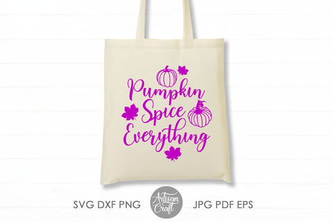Pumpkin spice everything SVG and PNG bundle SVG Artisan Craft SVG 