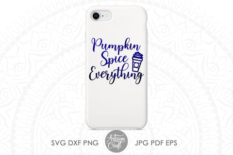 Pumpkin spice everything SVG and PNG bundle SVG Artisan Craft SVG 