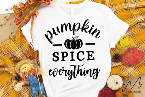 Pumpkin Spice Everything svg,Funny Halloween T-shirt svg, Halloween Day T-shirt, Happy Halloween svg, Batty Svg, Pumpkin svg, Holiday Cricut SVG Isabella Machell 