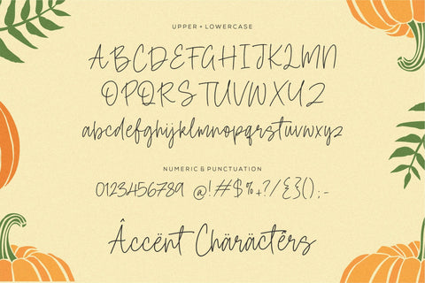 Pumpkin Spice Font Font Balpirick 