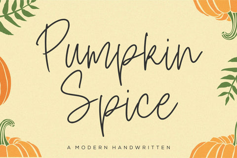 Pumpkin Spice Font Font Balpirick 