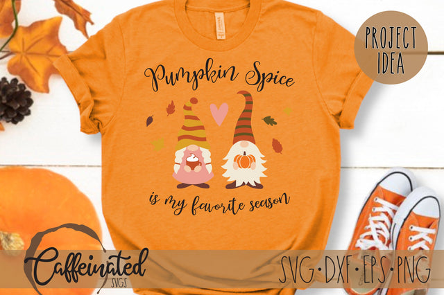 Pumpkin Spice Gnomes SVG SVG Caffeinated SVGs 