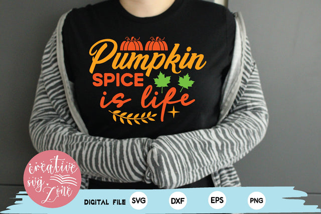 pumpkin spice is life SVG md faruk hossain 