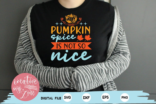 pumpkin spice is not so nice SVG md faruk hossain 