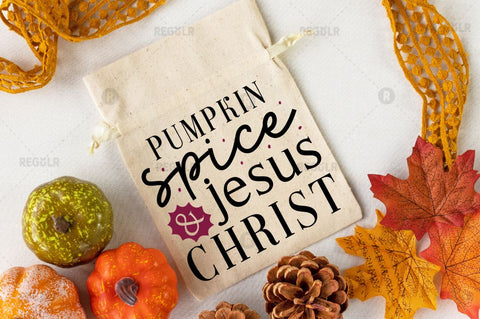 Pumpkin spice & jesus christ SVG SVG Regulrcrative 