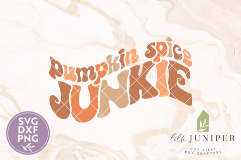Pumpkin Spice Junkie Funny Fall Shirt SVG PNG SVG LilleJuniper 
