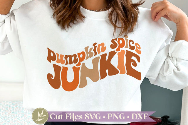 Pumpkin Spice Junkie Funny Fall Shirt SVG PNG SVG LilleJuniper 