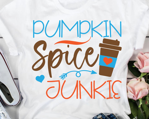 Pumpkin Spice Junkie - Pumpkin Spice SVG SVG She Shed Craft Store 
