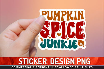 Pumpkin spice junkie Sublimation PNG Sublimation Regulrcrative 