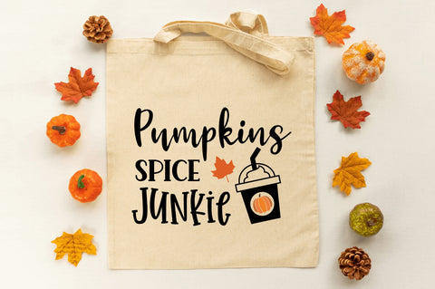 Pumpkin spice junkie SVG SVG Regulrcrative 