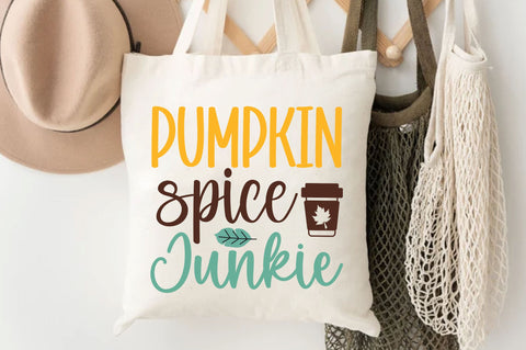 Pumpkin spice junkie SVG SVG Regulrcrative 