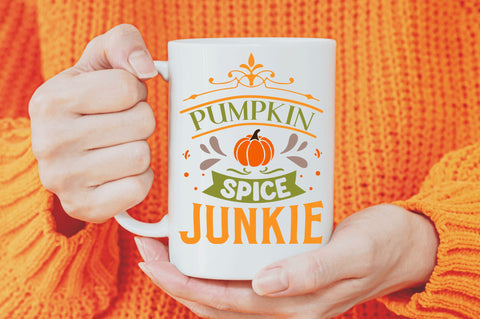 pumpkin spice junkie SVG SVG Regulrcrative 