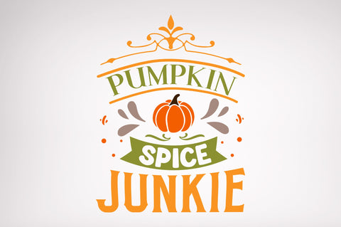 pumpkin spice junkie SVG SVG Regulrcrative 