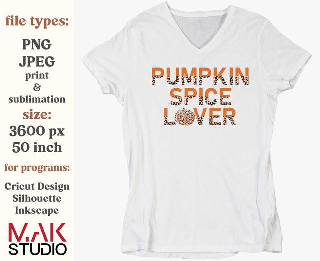 Pumpkin spice lover sublimation, Pumpkin spice lover png, Autumn clipart, Fall clipart, Thanksgiving png Sublimation MAKStudion 