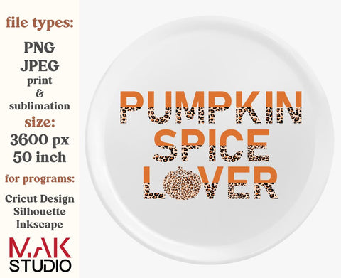 Pumpkin spice lover sublimation, Pumpkin spice lover png, Autumn clipart, Fall clipart, Thanksgiving png Sublimation MAKStudion 