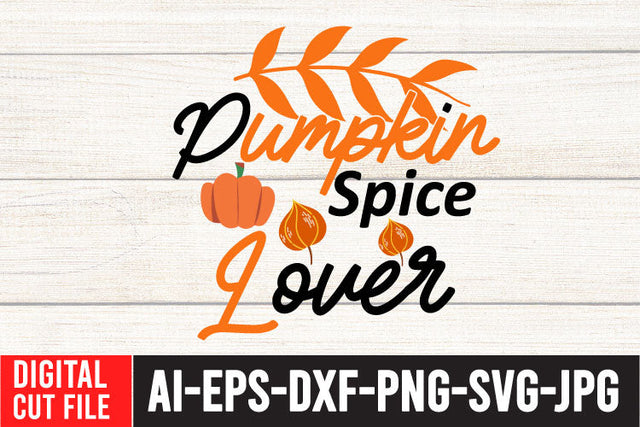 Pumpkin Spice Lover SVG Cut File SVG BlackCatsMedia 
