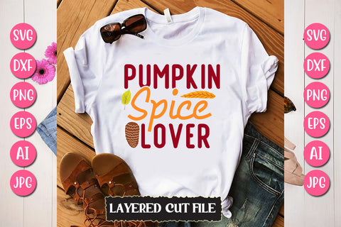Pumpkin Spice Lover SVG Cut File SVG Newmockups 