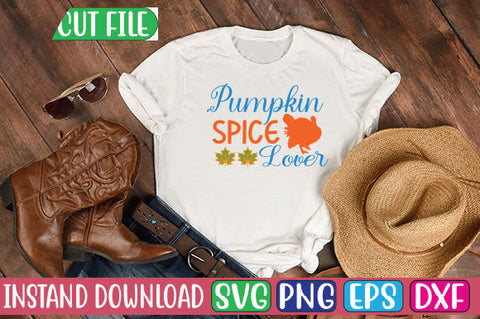 Pumpkin Spice Lover SVG Cut File SVGs, Quotes and Sayings, Food & Drink, Holiday,On Sale, SVG Studio Innate 