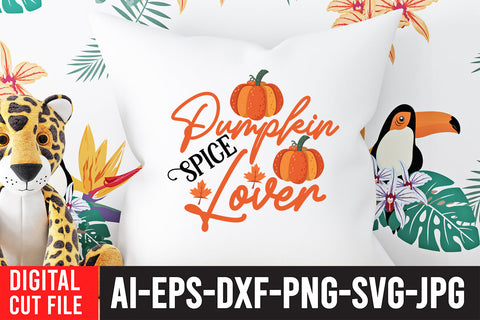 Pumpkin Spice Lover SVG Design SVG BlackCatsMedia 
