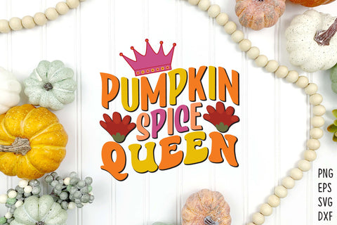 Pumpkin spice queen SVG Rupkotha 