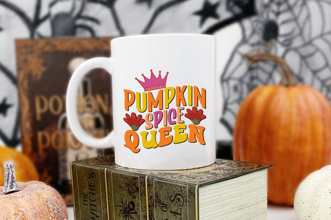 Pumpkin spice queen SVG Rupkotha 